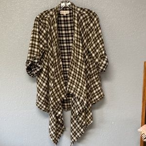 3/$15 Knox Rose Flannel Cardigan M